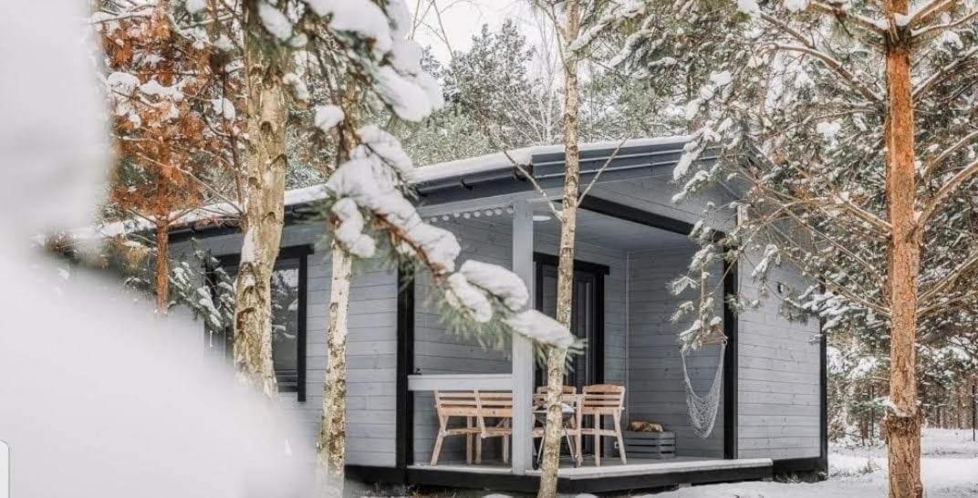Sosnowy Raj Domki Nad Wkra Popielzyn Dolny Ngoại thất bức ảnh
